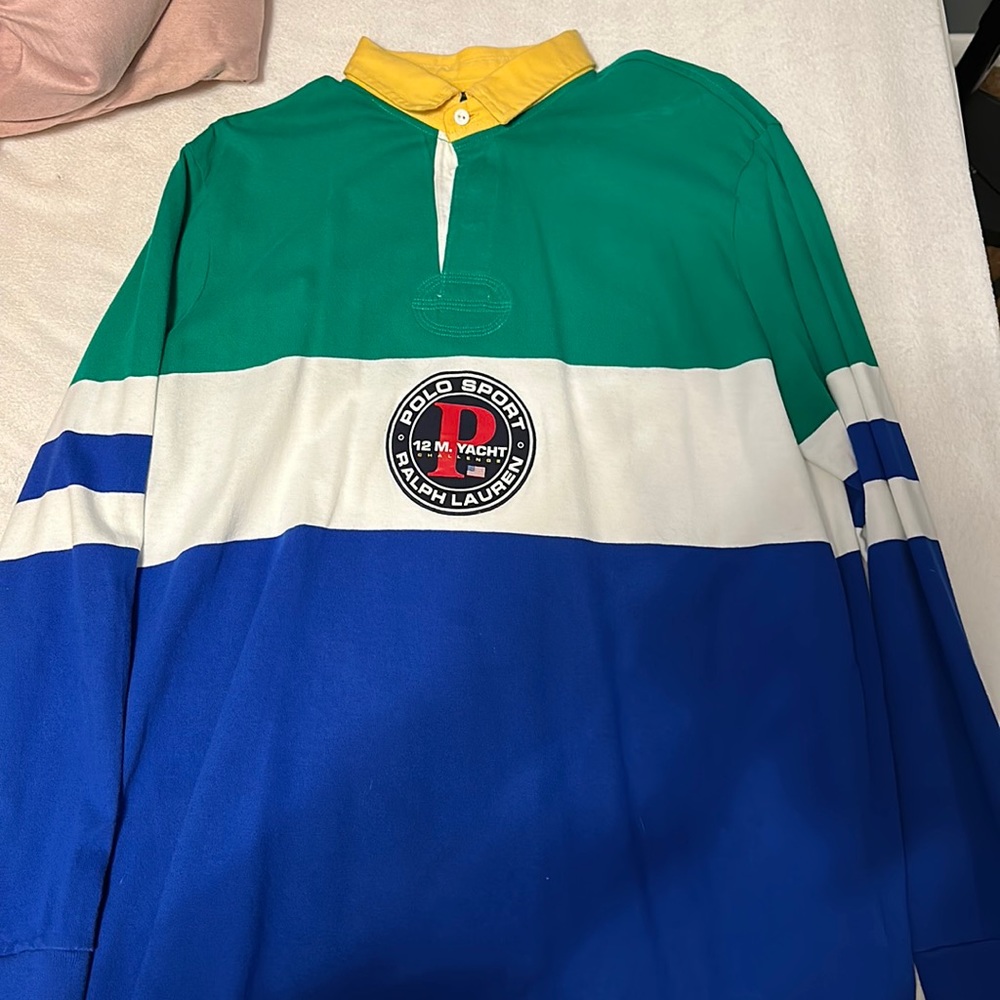 Polo by Ralph Lauren 12 M Yacht Rugby Shirt